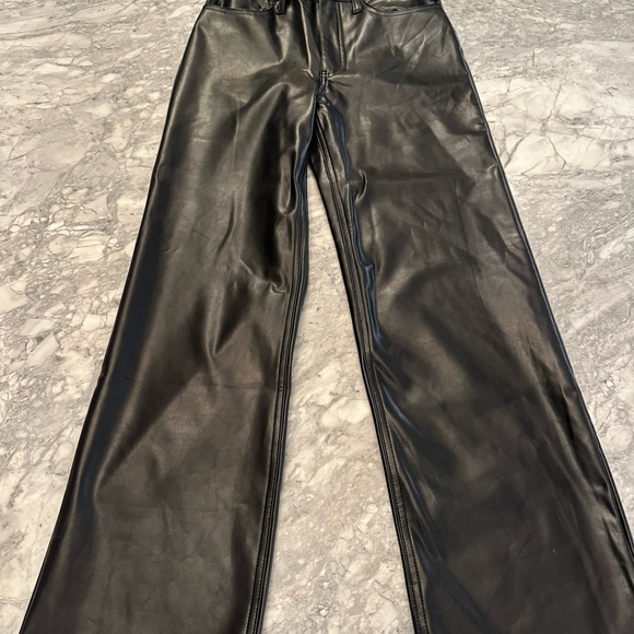 Abercrombie & Fitch Pants - Black Faux Leather Pants